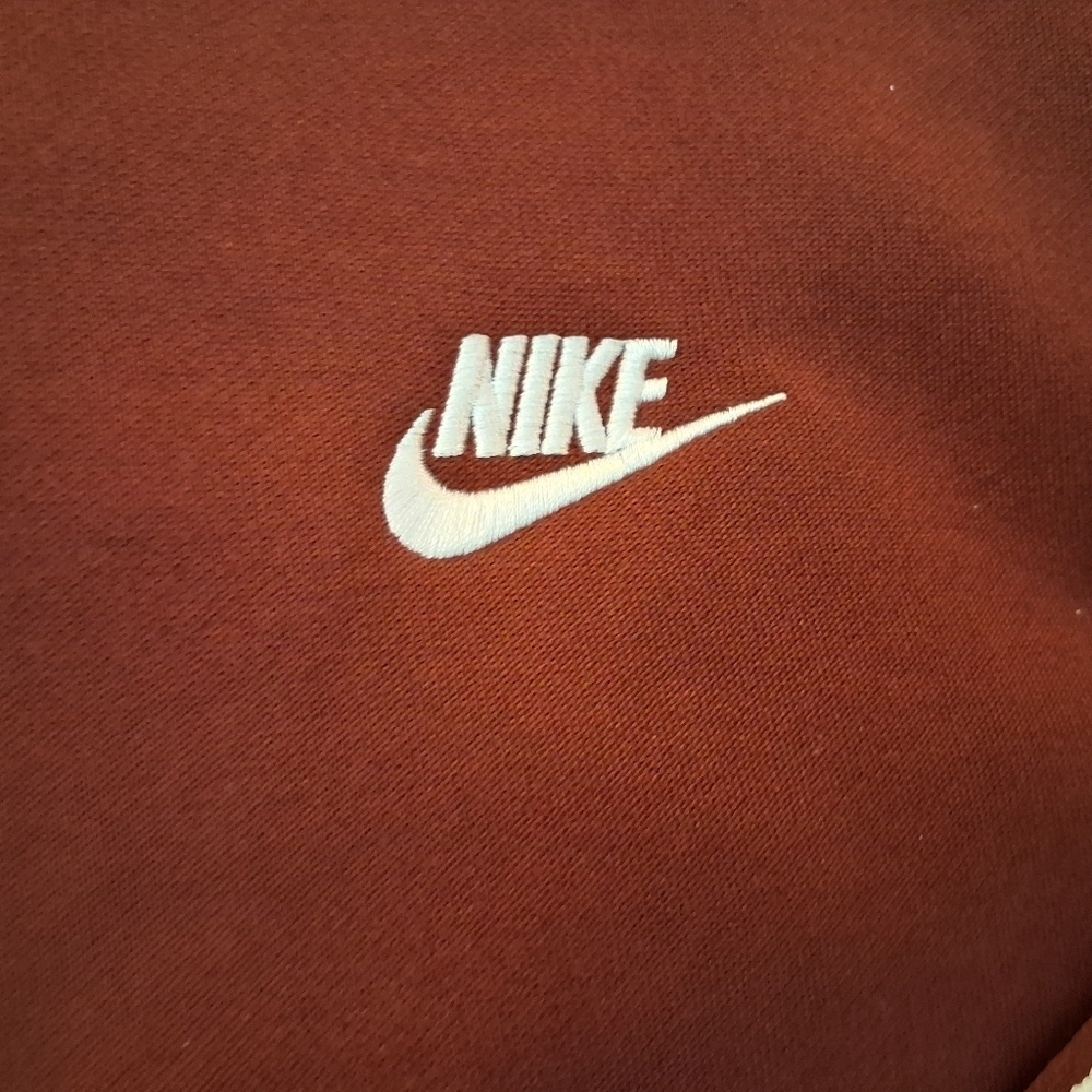 Nike Men's Burgundy Zip-Up Oversized Knit Jacket - Picture 4 of 7